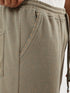 Straight patterned jacquard pants